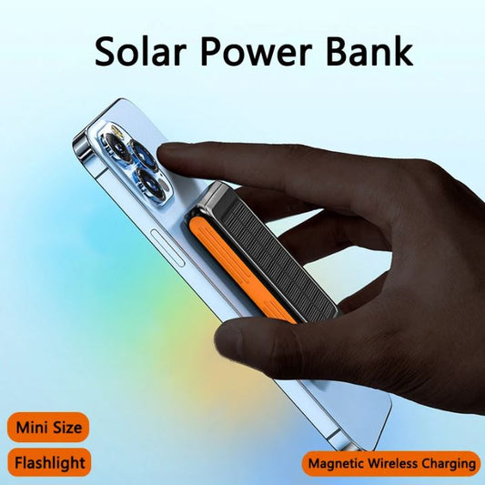 Solar External Power Bank (Wireless Charging)