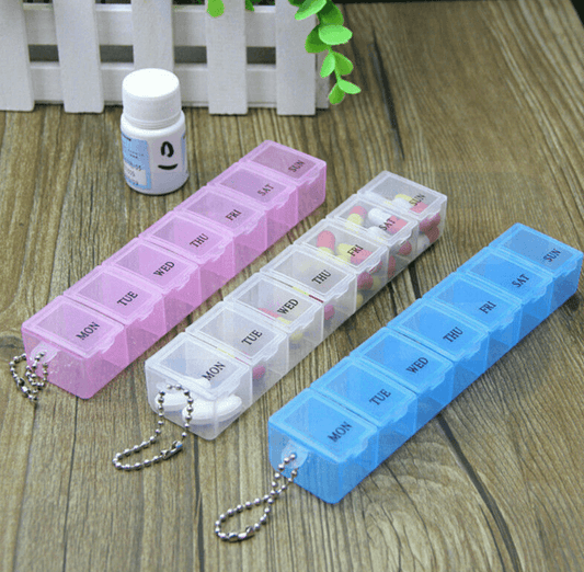 Weekly Pill Organiser (7 Compartment) - DMC Wholesale