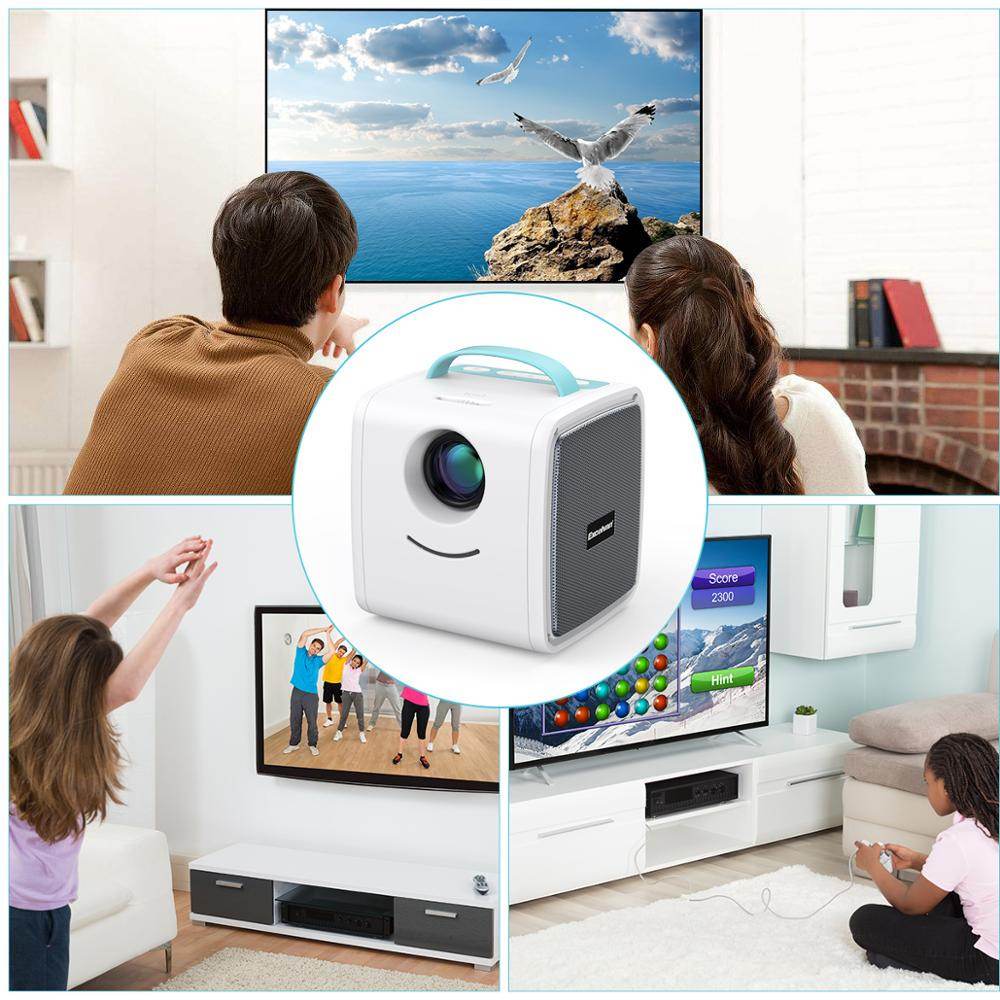 Projector Q2 Mini Portable Projector (Q2) – DMC Wholesale