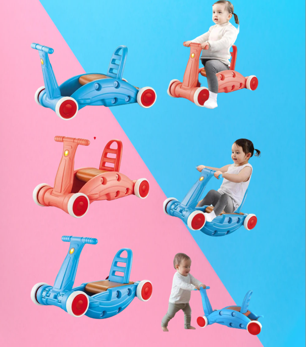 3in1 Rocking Car Walker For Children