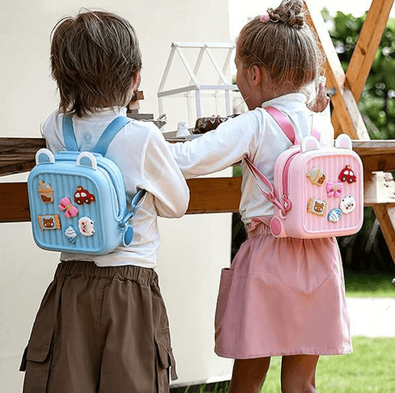 Cute Lightweight Waterproof Backpack For Children (Blue)