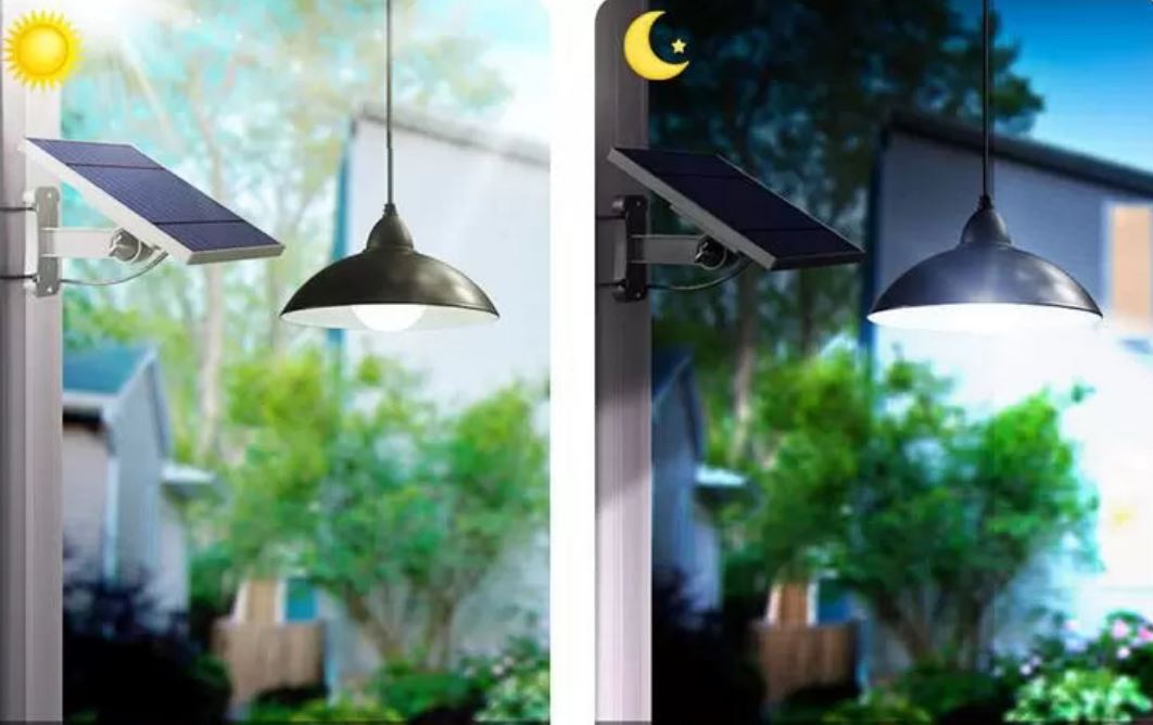 Solar LED Hanging Pendant Light