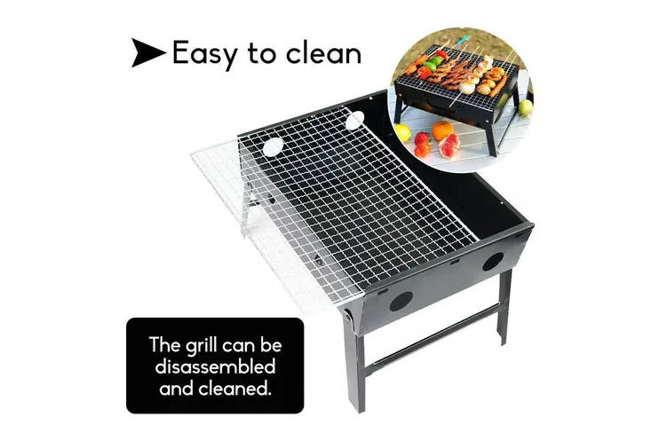 Foldable Camping Barbeque Grill