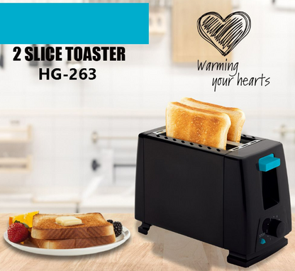 Two Slice Electronic Toaster (650W)