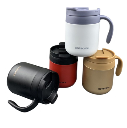 Double Steel Thermos Coffee Mug (500ml)