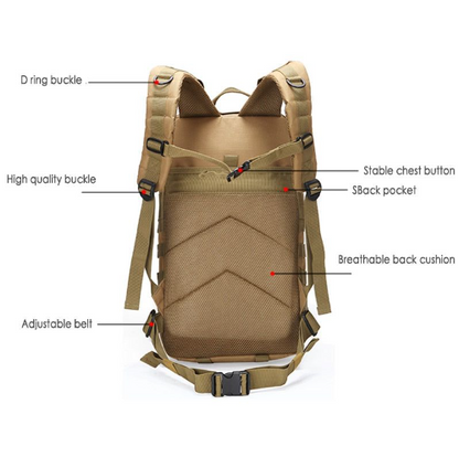 Outdoor Military Attack Tactical Backpack