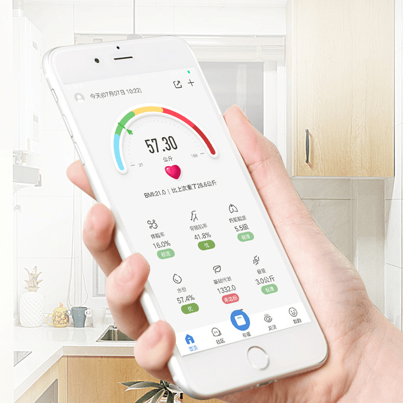 Smart Wireless Body Scale (Battery Operated)