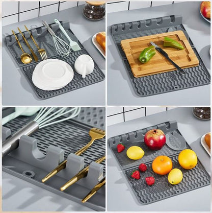 Multifunctional Heat-Resistant Silicone Mat