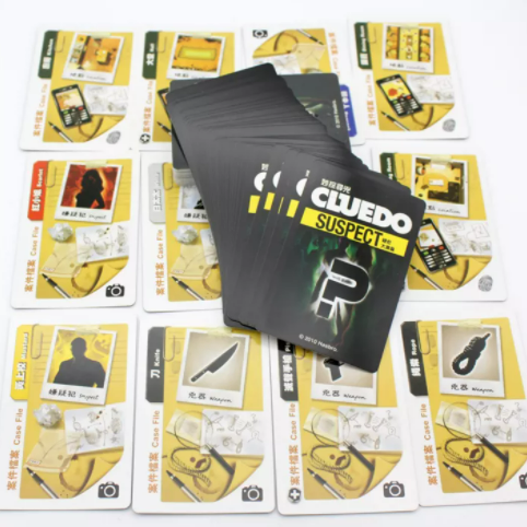 Cluedo Suspect Card Game