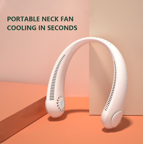 Bladeless Portable Neck Fan (Pink)