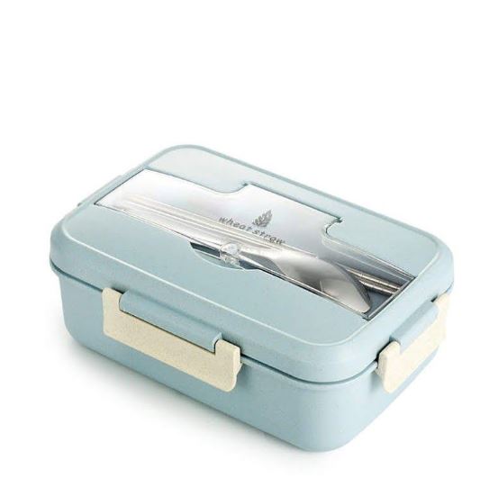 Microwavable Lunch Box Container with Cutlery