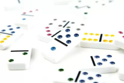 Professional Dominoes Set in Metal Tin