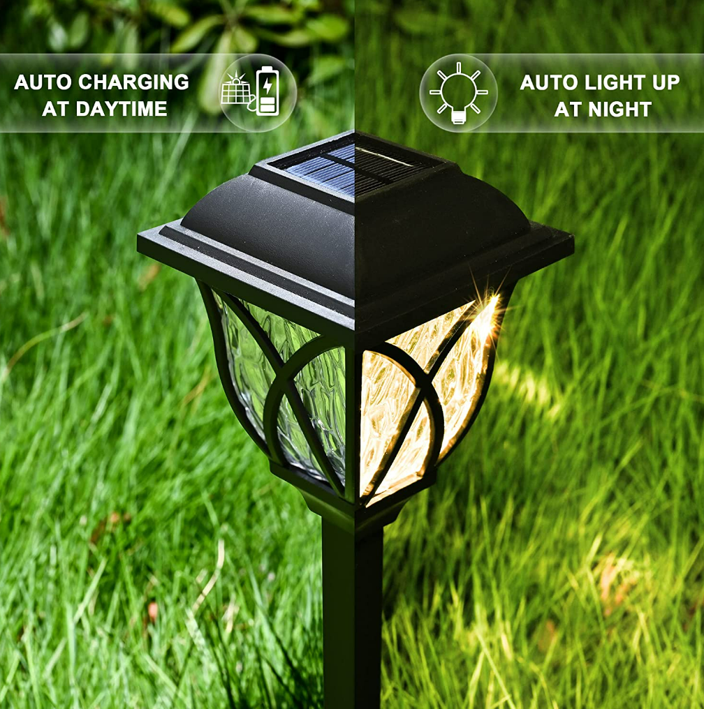 Outdoor Solar Garden Lights (6 pcs)