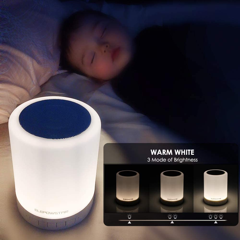 Smart Multicolour Portable Speaker And Touch Lamp