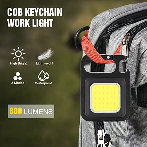 Mini 800 Lumens COB Keychain