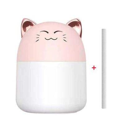 Portable USB Mini Humidifier (250ml)(Pink)