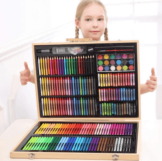 Art Set in Wooden Casing (180 pcs) - DMC Wholesale