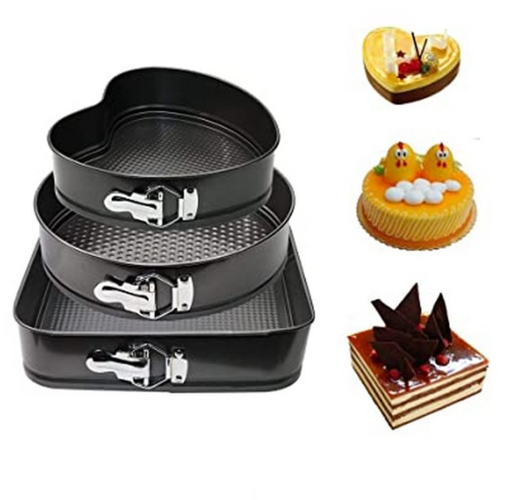 Shape Variety Cake Mould Set (3 pcs)