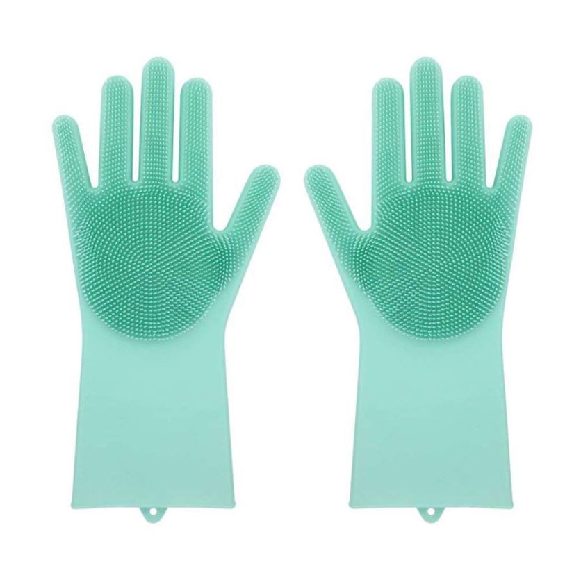 Multifunctional Silicone Pet Scrub Gloves