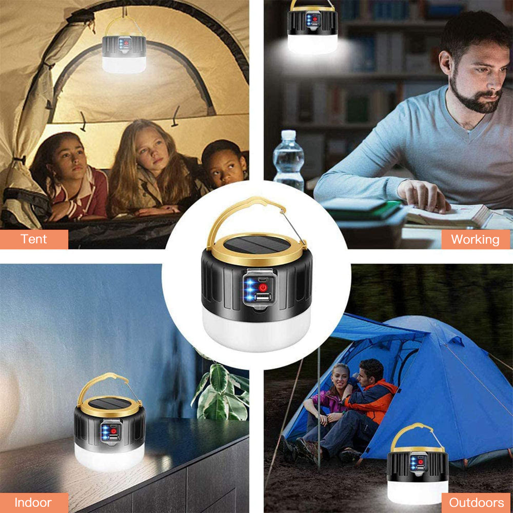 Multifunctional Solar Emergency Light with Power Bank