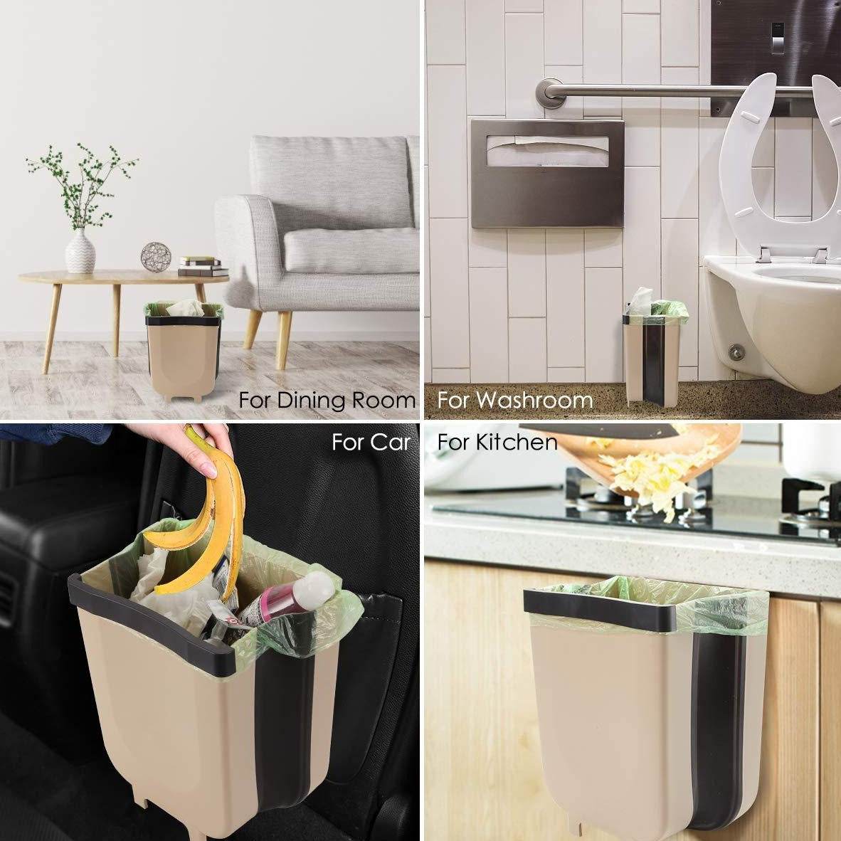 Large Foldable Multipurpose Hanging Trash Can - DMC Wholesale