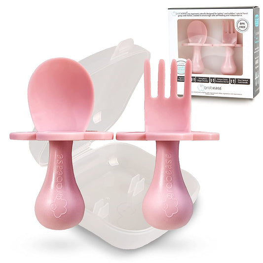 Baby and Toddler Self-Feeding Utensil Set