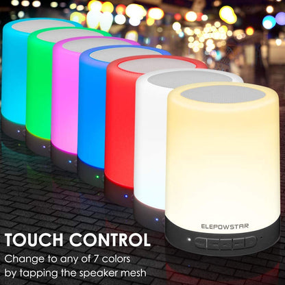 Smart Multicolour Portable Speaker And Touch Lamp