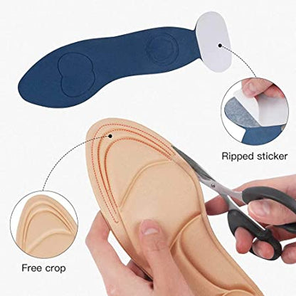 4D Soft Sponge Heel Insoles (2 pcs)