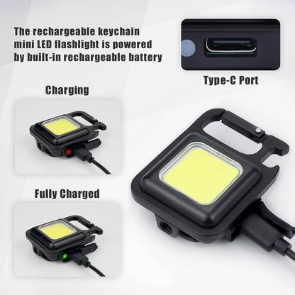 Mini 800 Lumens COB Keychain - DMC Wholesale