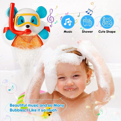 Automatic Bubble Blower Baby Bath Toy