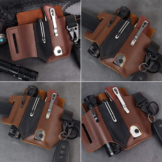 Multifunctional Leather Pocket Organiser