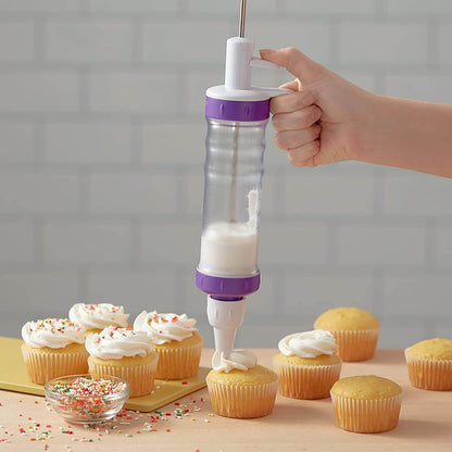 Dessert Decorator Plus Tool with 5 Decorating Tips - DMC Wholesale
