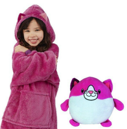 Huggle Pet Hoodie (Pink Kitten)