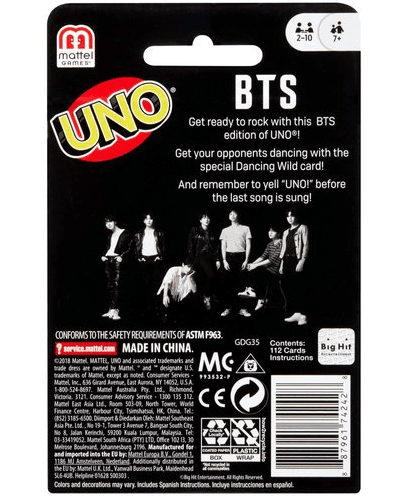UNO BTS Card Game