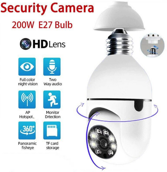 Screw In WIFI Smart Camera