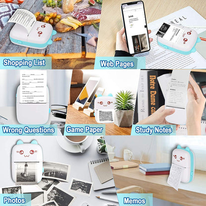 Mini Pocket Wireless Bluetooth Thermal Printers