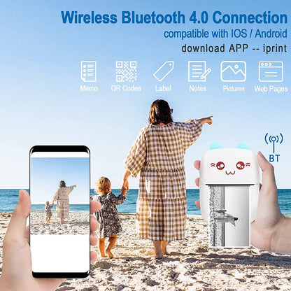 Mini Pocket Wireless Bluetooth Thermal Printers