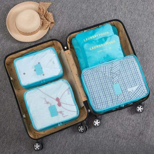 Laundry Travel Organiser Set (6 pcs)