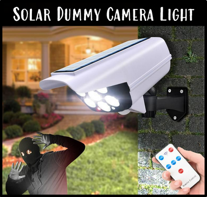 Outdoor Solar Sensor Dummy Camera Light