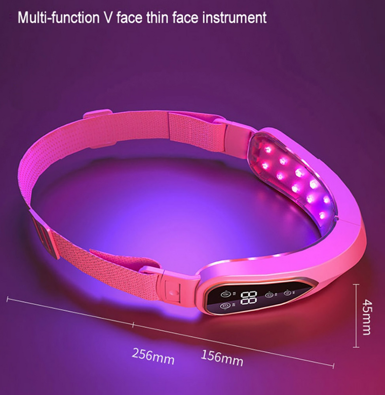 LED Photon Therapy Vibration Facial Slimming Massager