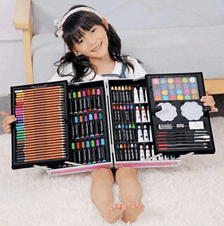 Unicorn Art Set With Aluminum Casing (145pc) - DMC Wholesale