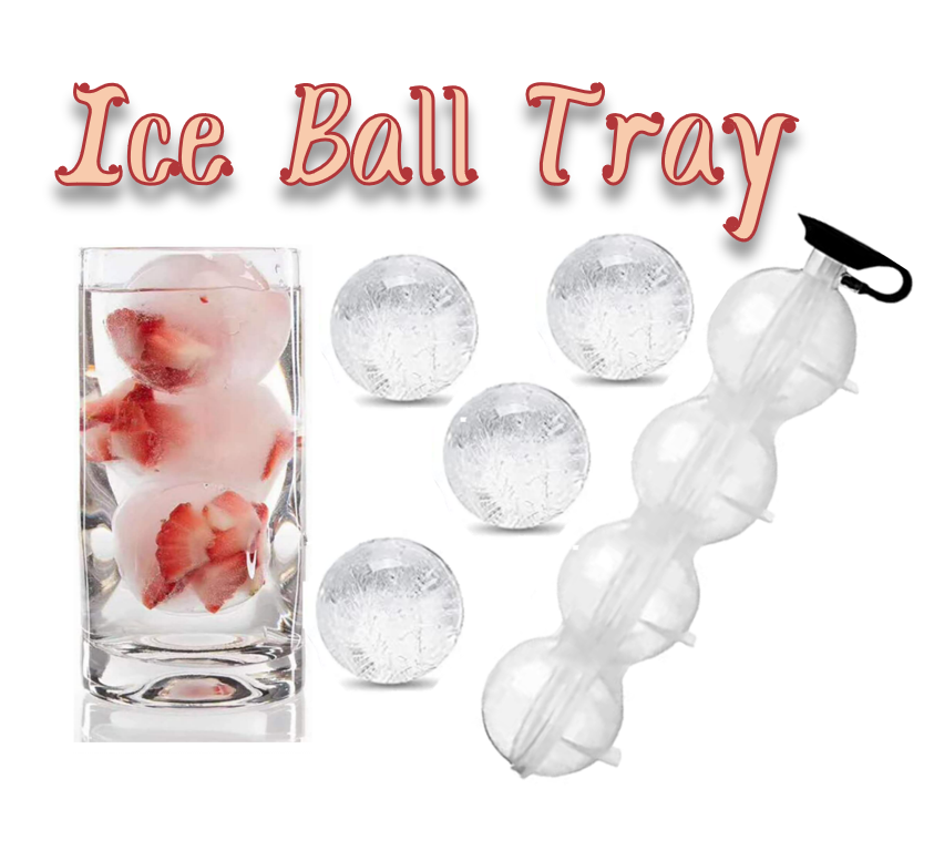 DIY 4 Holes Round Ice Ball Tray