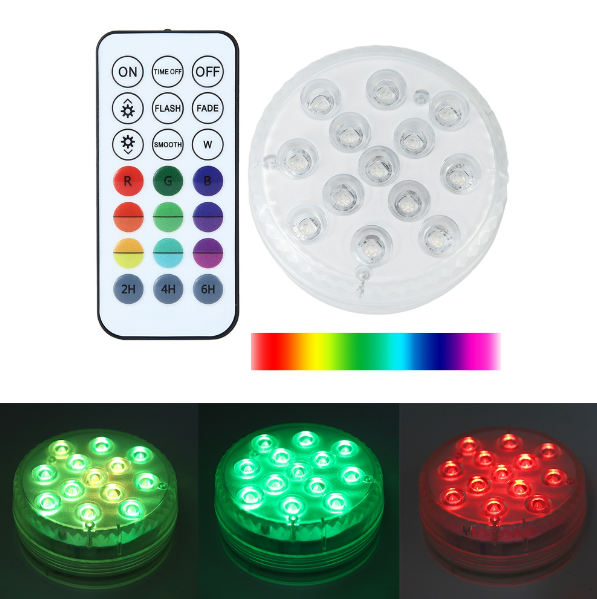 Remote Controlled Submersible LED Light (Each)