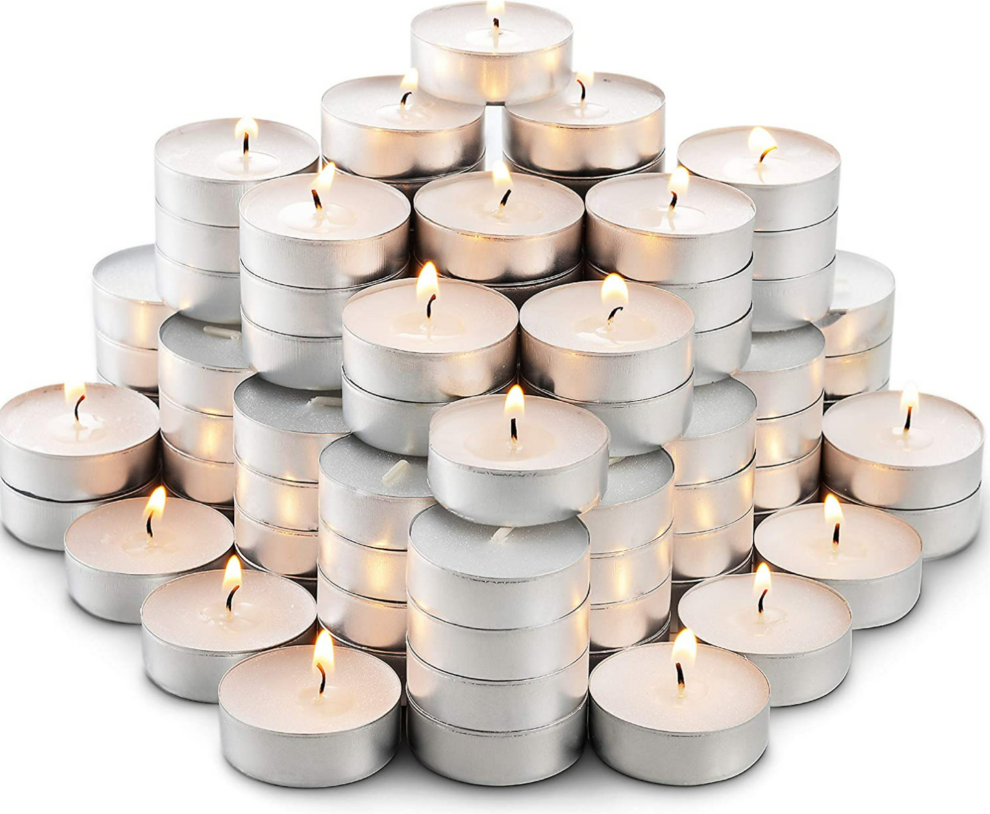 Coloured Tea Light Candles (50 pcs)