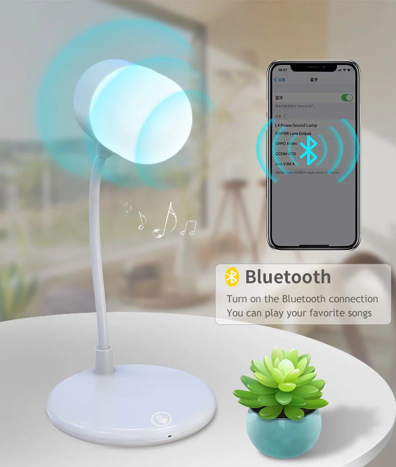 3in1 LED Lamp, Charger, Light And Speaker