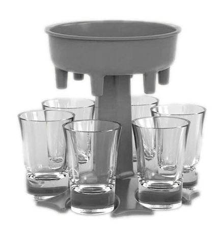 Liquor Shot Dispenser (8pcs)(Grey) - DMC Wholesale