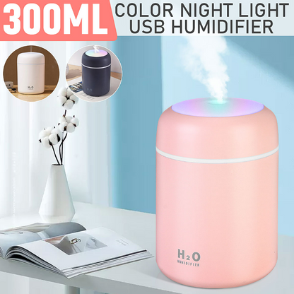 Colorful Cool Mini Humidifier (300ml)