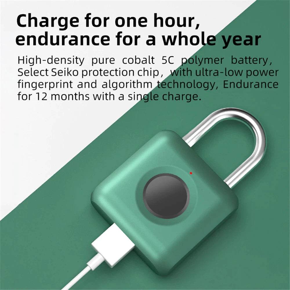 Fingerprint Smart Padlock - DMC Wholesale