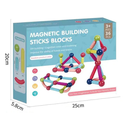 Magnetic Stick Building Blocks (36 pcs)