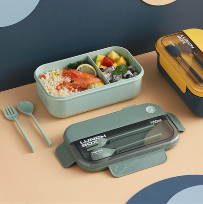 Lunch Box With Fork And Spoon (1L)